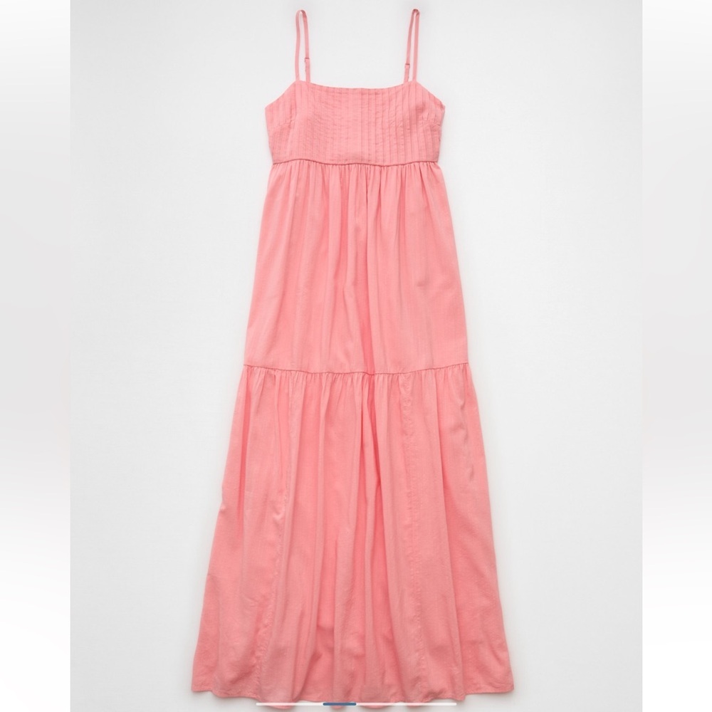 NWT AE Pintuck Maxi Dress - Picture 3 of 8